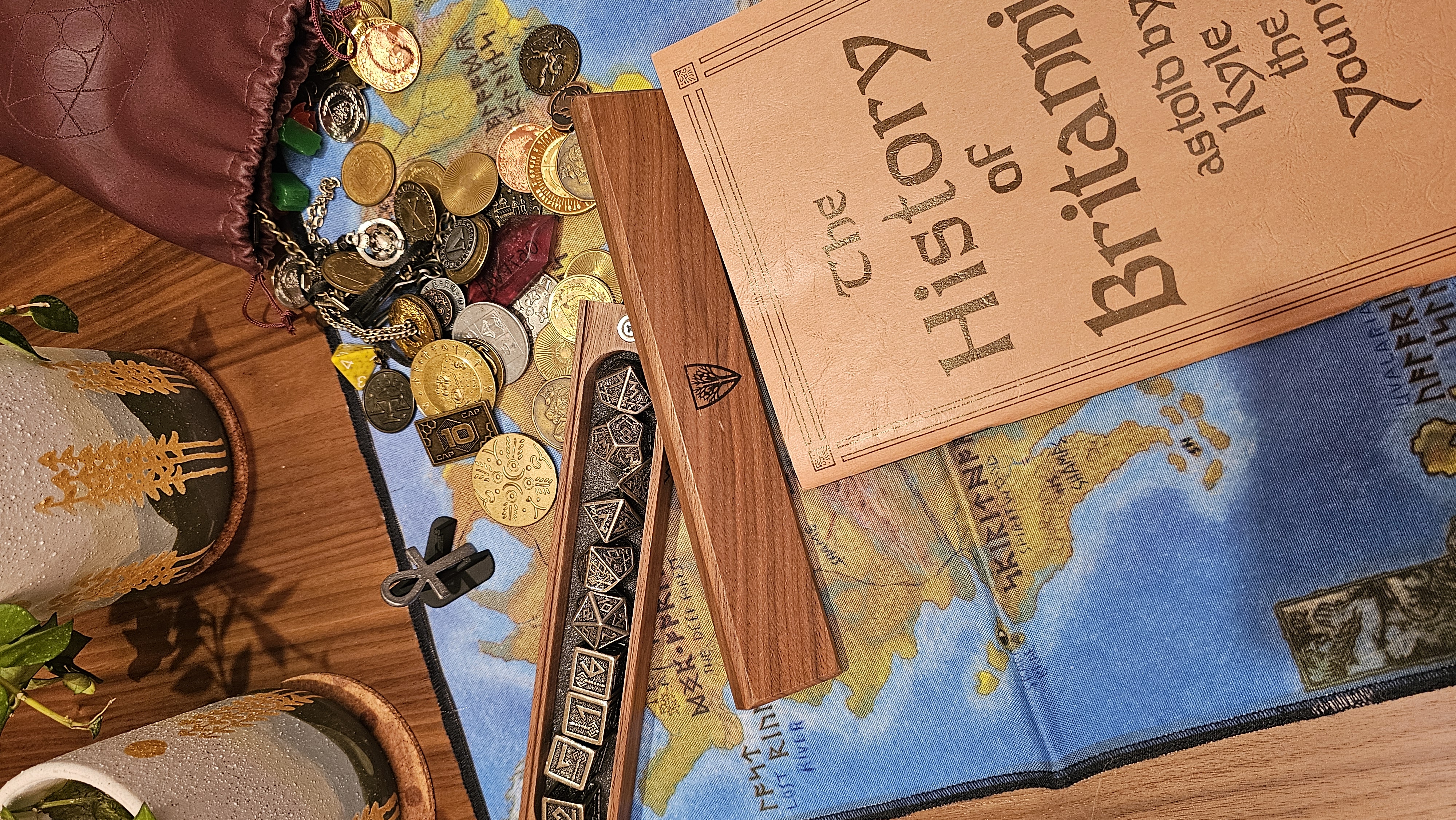 History of Britannia and gaming accessories