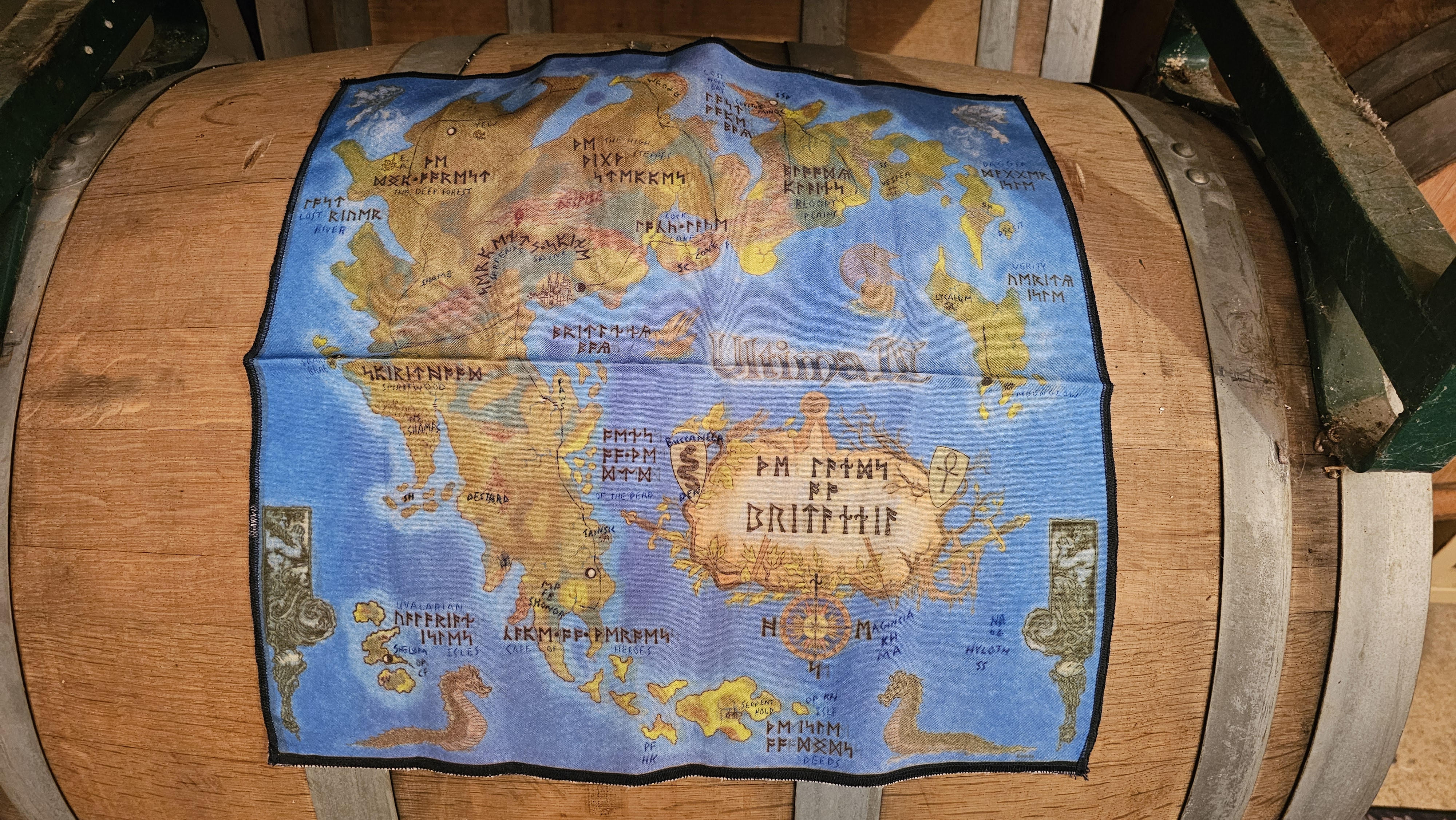 Ultima IV cloth map